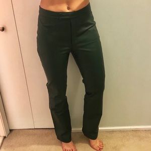 Leather Boutique Europe Vintage Forest Green Pants